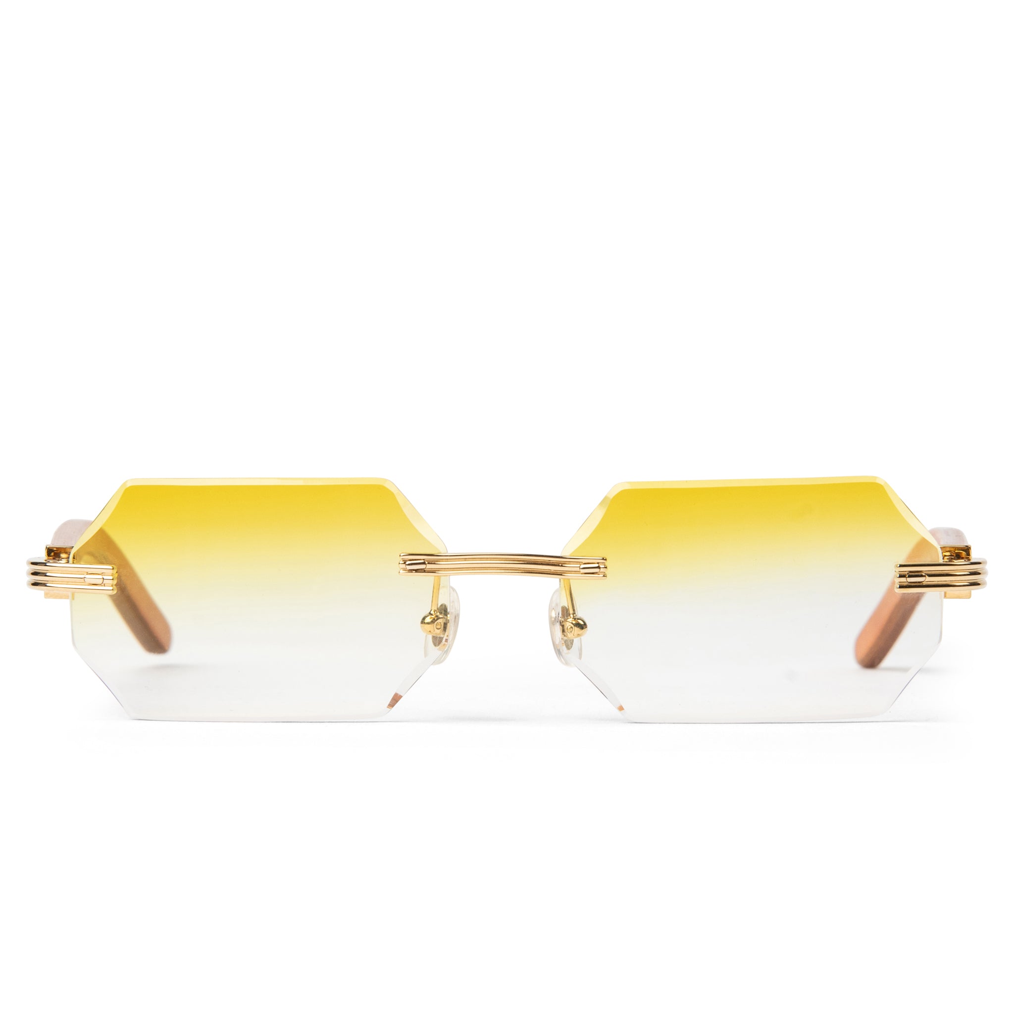 Image of Cartier Eyewear Custom CT0286O-006 Premiere De Cartier Rimless Sunglasses